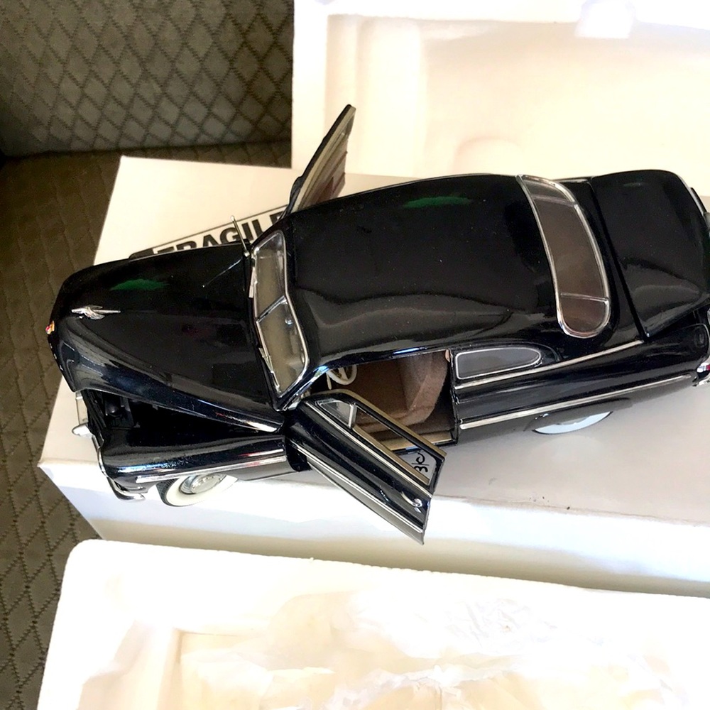 Vintage Danbury Mint 1949 Mercury Club Coupe Miniature Car. Collectible. Black